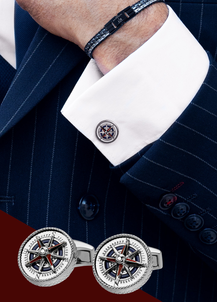 マリンコンパス カフス