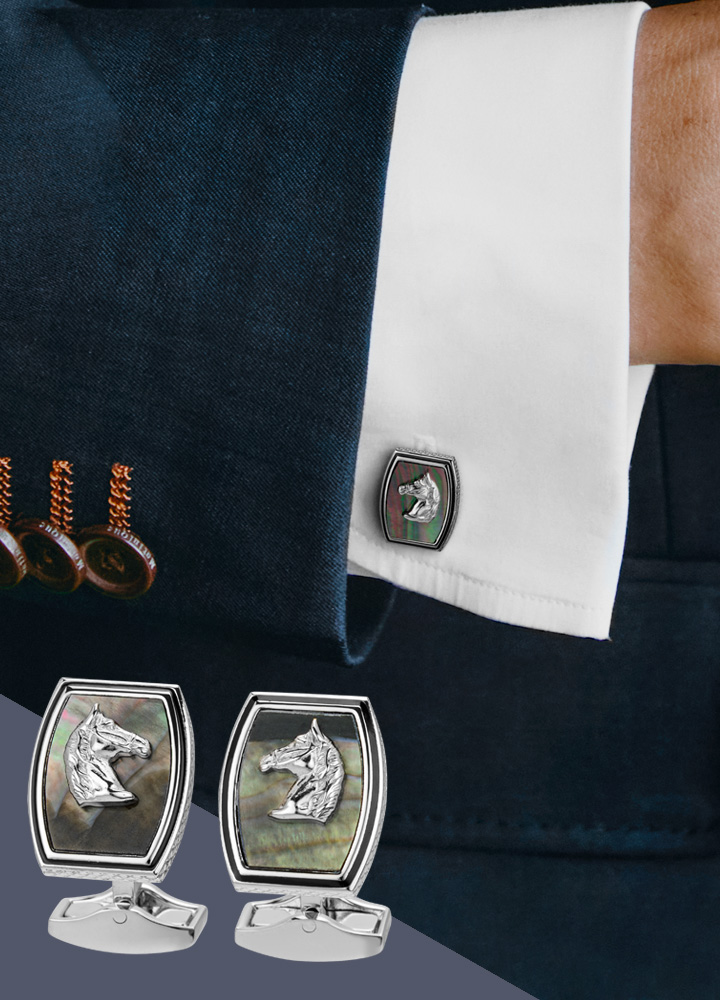 干支カフス/アスコット フォースカフスシェル