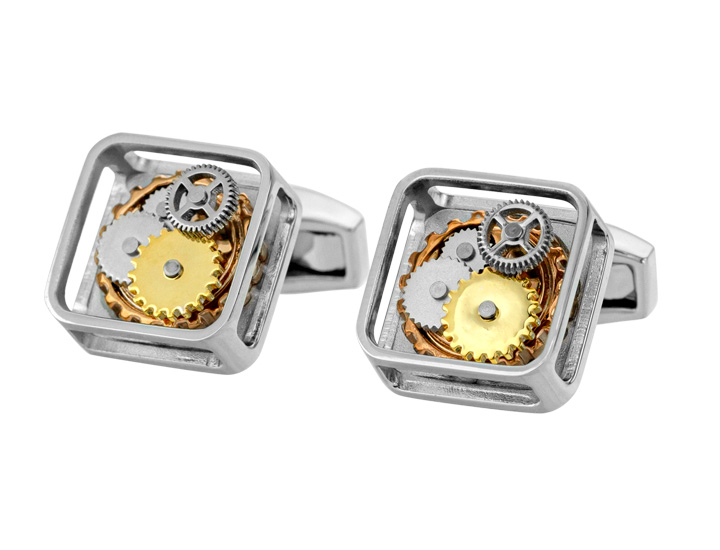 「ギア」モチーフカフス